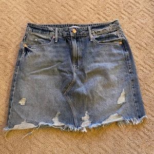 Good American jean skirt